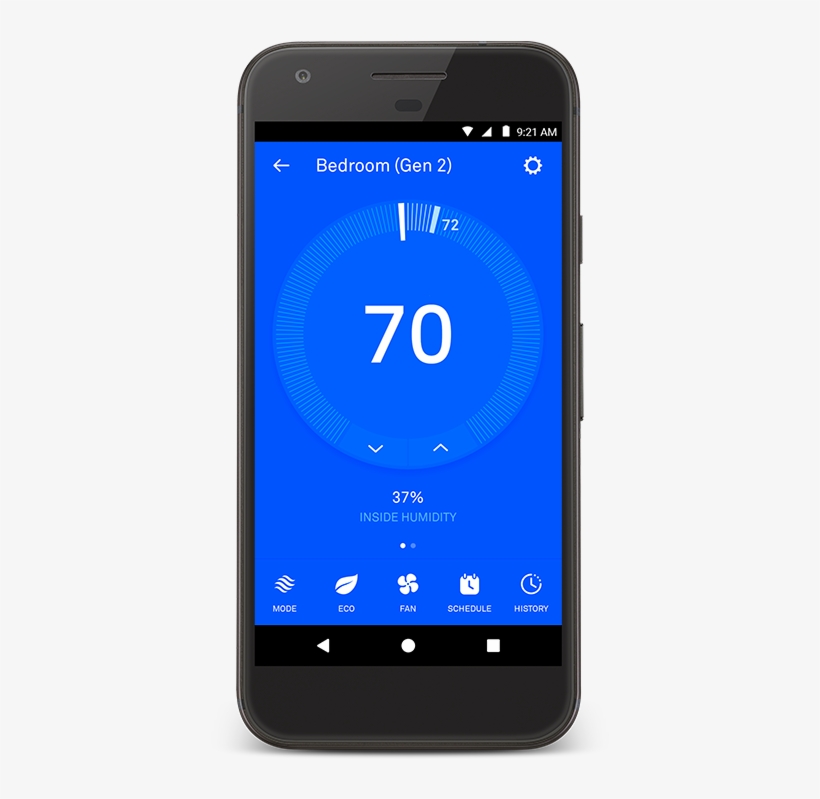 Nest Thermostat E - Nest Home Away Ui, transparent png
