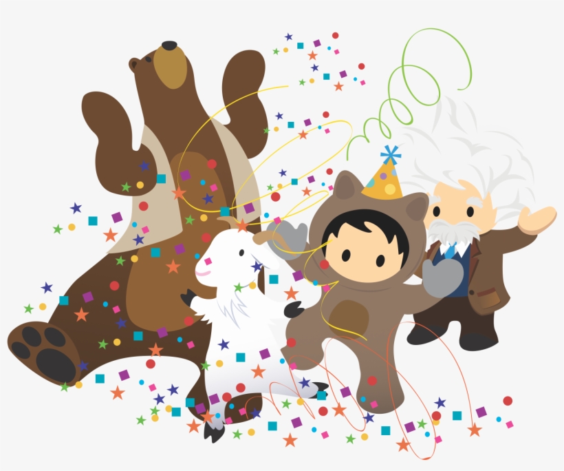 Codey's Summer Block Party - Salesforce Codey, transparent png