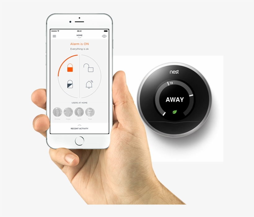Check Your Nest Protect Messages In Your Activity Feed - Google Nest 3rd Gen Thermostat, transparent png