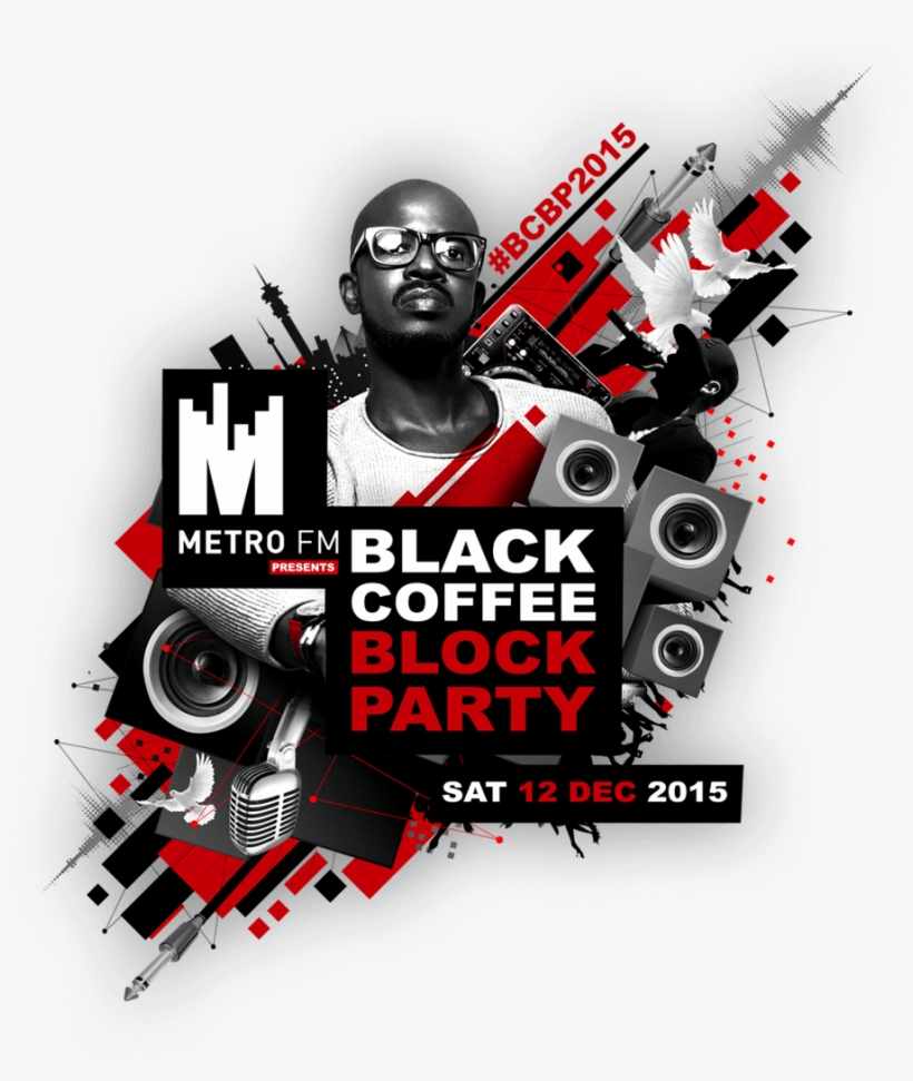 Win Tickets To Black Coffee Block Party - Black Coffee Block Party 2016, transparent png