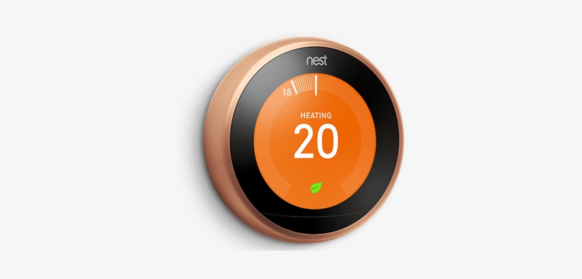 Nest Learning Thermostat - Google Nest 3rd Gen Thermostat, transparent png