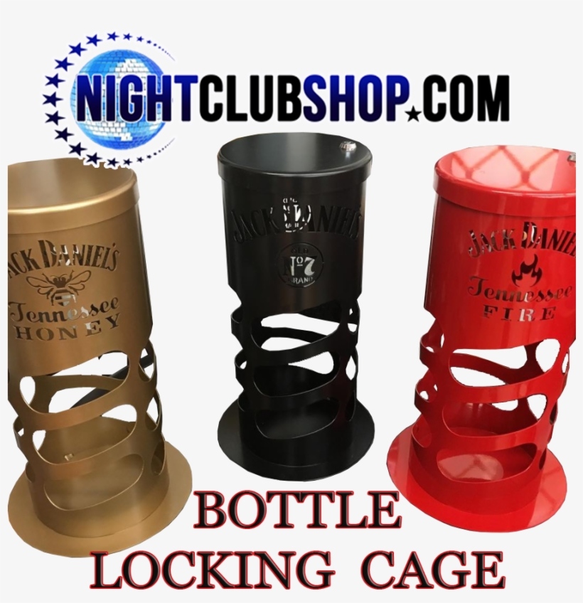 Bottle Lock Locking Cage Custom Bottle Service Vip - Lock, transparent png