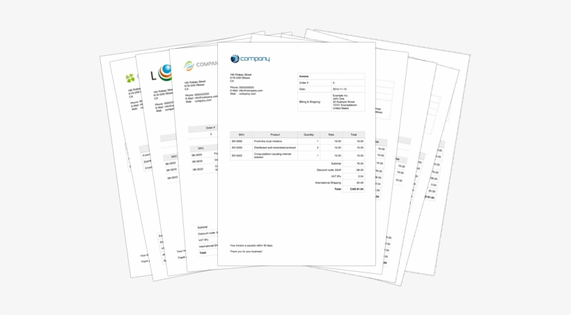 Example Invoices - Invoice, transparent png