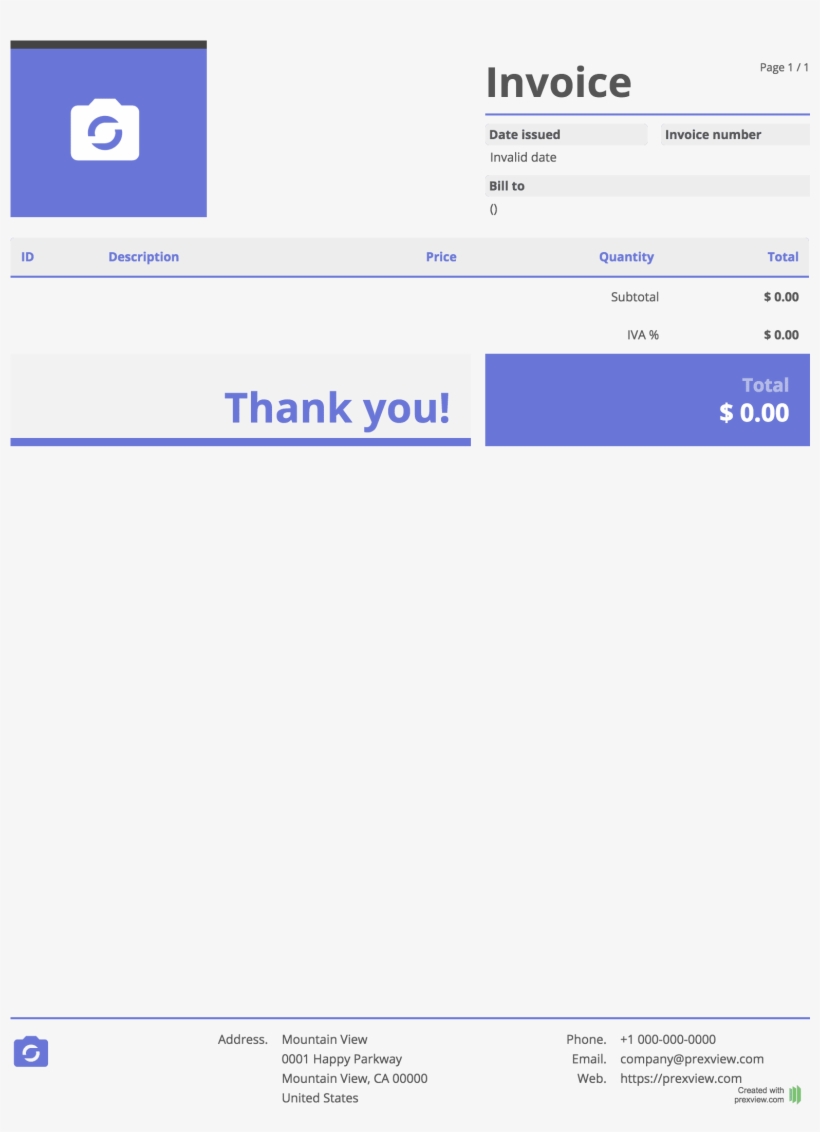 Prexview Invoice - Invoice - Invoice, transparent png
