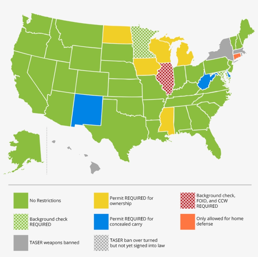 Taser Weapon Regulations By State - John F. Kennedy Library, transparent png