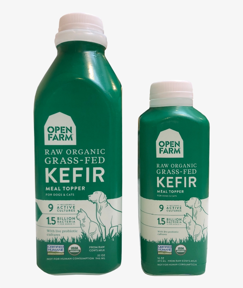 Raw Organic Grass-fed Kefir - Open Farm Pet Kefir, transparent png