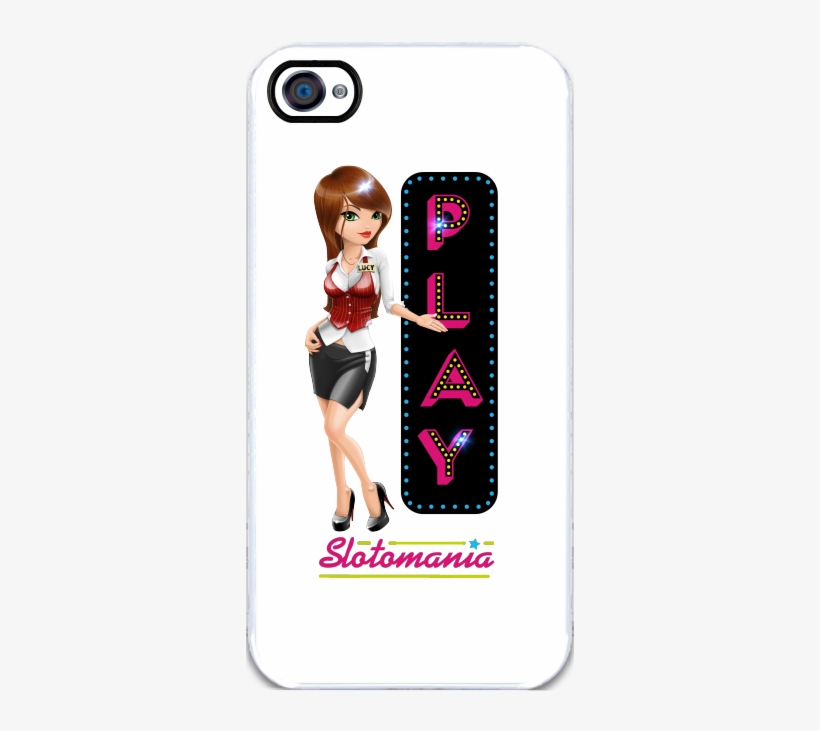 Play With Lucy Iphone 4 Case - Slotomania Lucy, transparent png