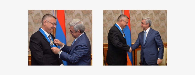 Assembly Co-chair Van Krikorian Awarded Armenia's Medal - Official, transparent png