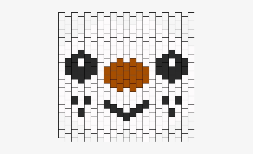 Oshawott Mask Bead Pattern - Surgical Kandi Mask Pattern, transparent png