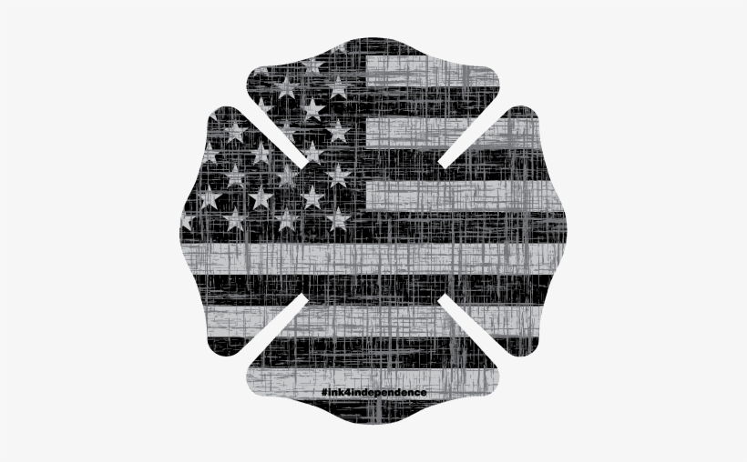 Rough Americana Firefighter Shield Decal - Dinghy, transparent png