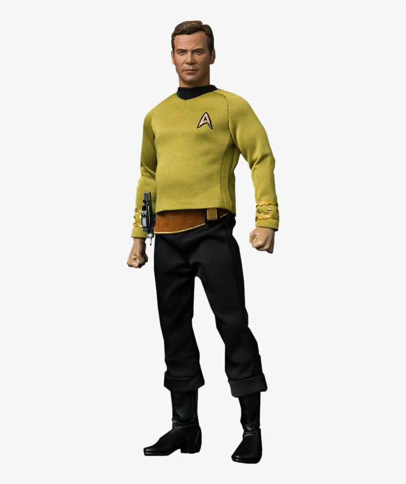 Captain Kirk Sixth Scale Figure - Star Trek Captain Kirk Figure, transparent png