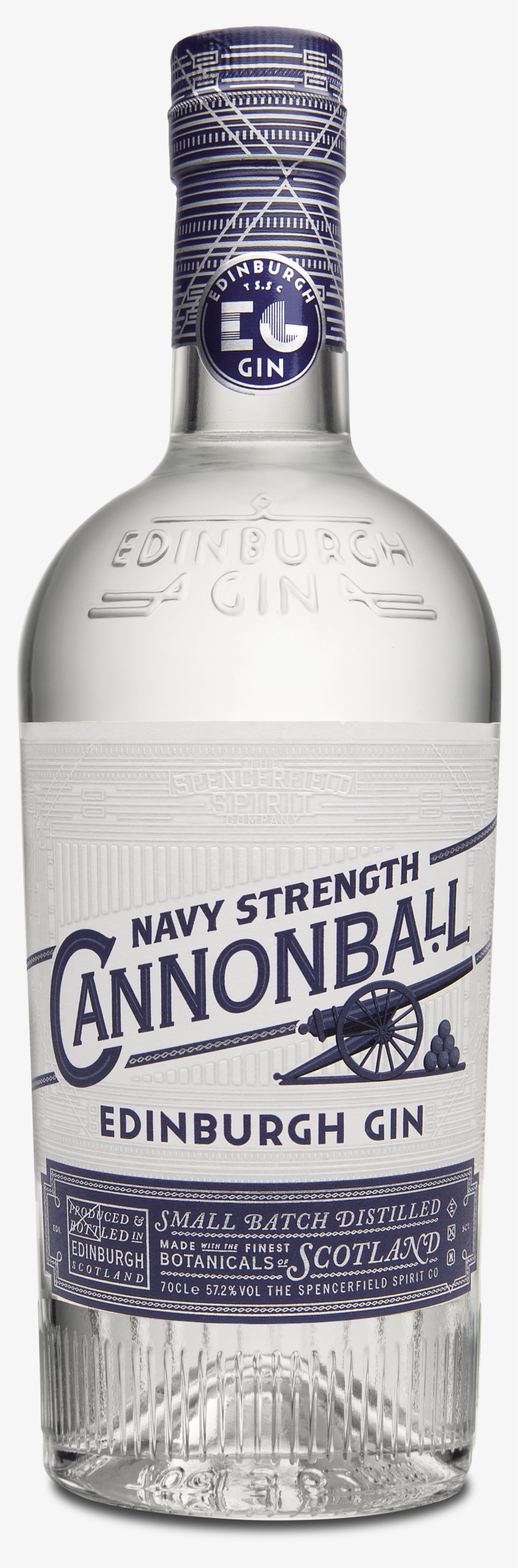 Scotland's Best Gins Edinburgh Gin Cannonball Navy Strength 1014x2476 PNG Download PNGkit