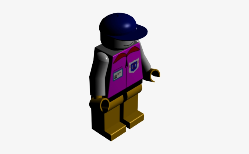 Legoman 3ds Max Model - Autodesk 3ds Max, transparent png