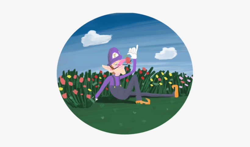 How Do You Spend Your Time Between Games, Waluigi - Illustration, transparent png