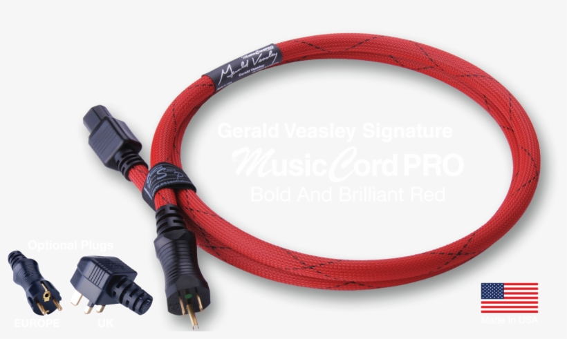Victor Wooten Signature Musiccord-pro Power Cord - Made In Usa Power Cable Hifi, transparent png