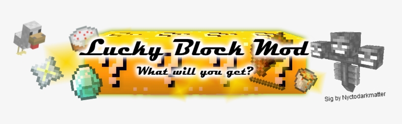 Lucky Block Est Un Mod Crée Par Playerindistress - Graphic Design, transparent png
