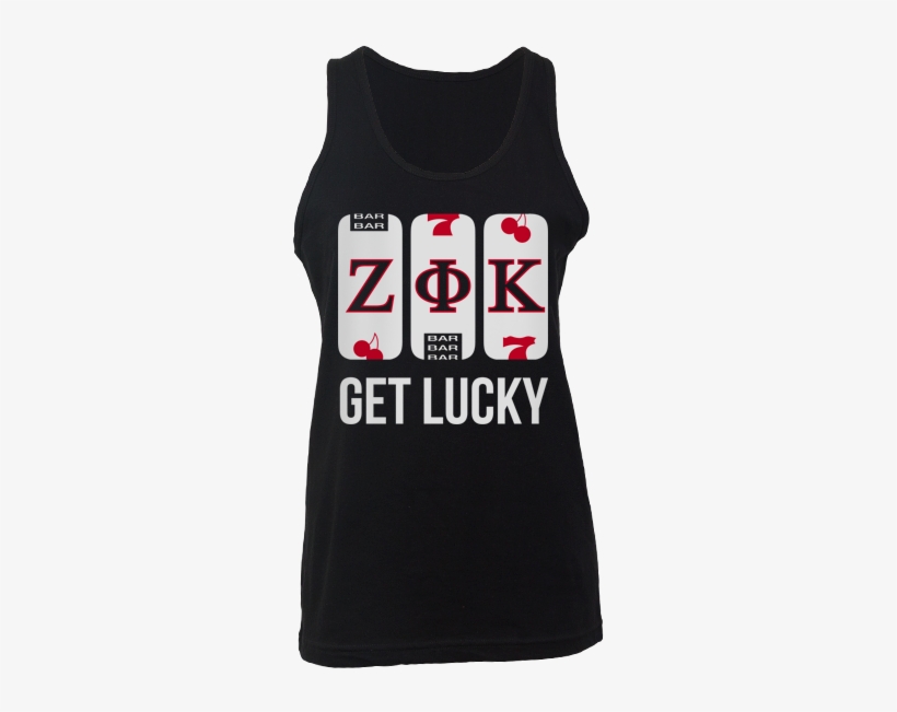 Zeta Phi Kappa Lucky Slots Tank Top By Adam Block Design - Epic Facts, transparent png