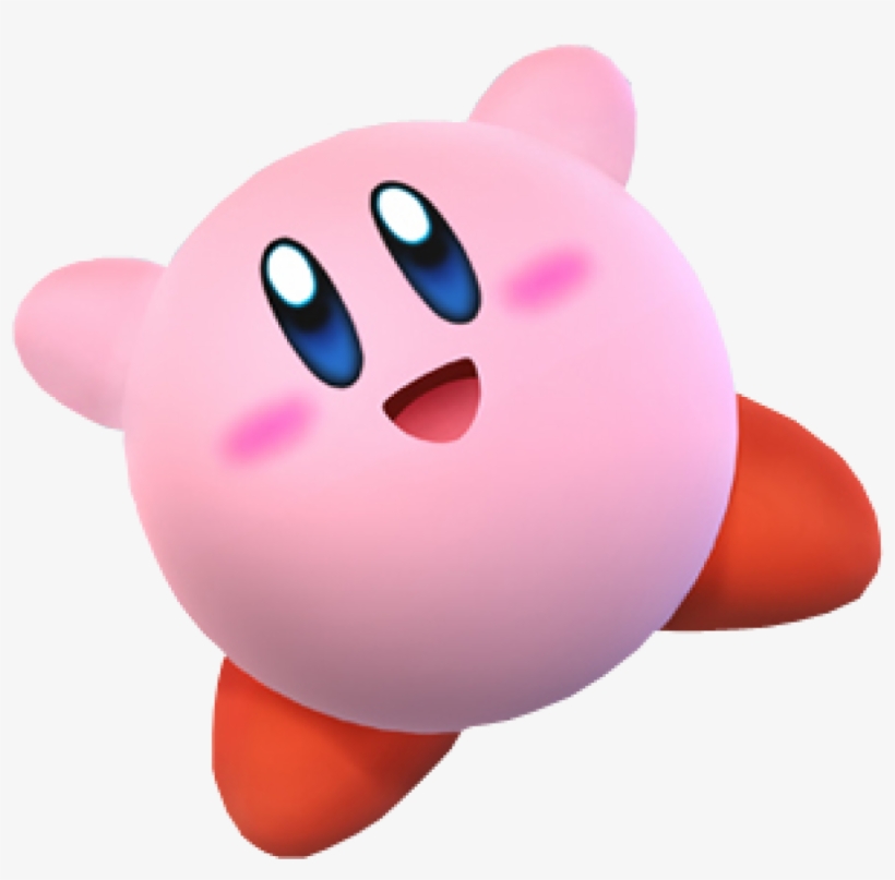 In The Original Smash Bros - Super Smash Bros Brawl Kirby Png, transparent png