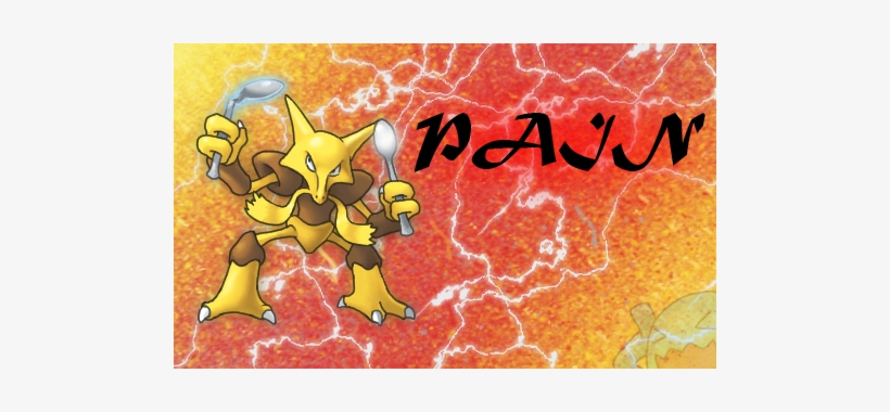 Sig << Big Thanks To Wobbuffet For Sig - Alakazam Pokemon, transparent png