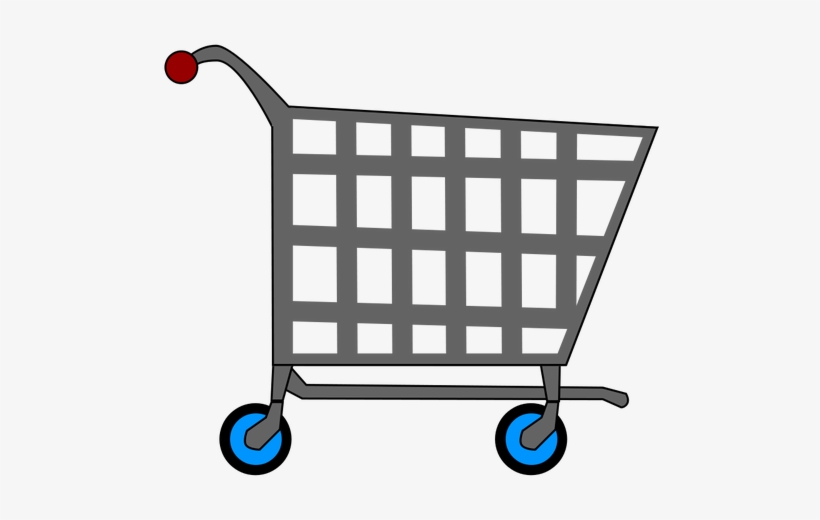 Trolley Clipart Supermarket - Cart Clipart Png, transparent png