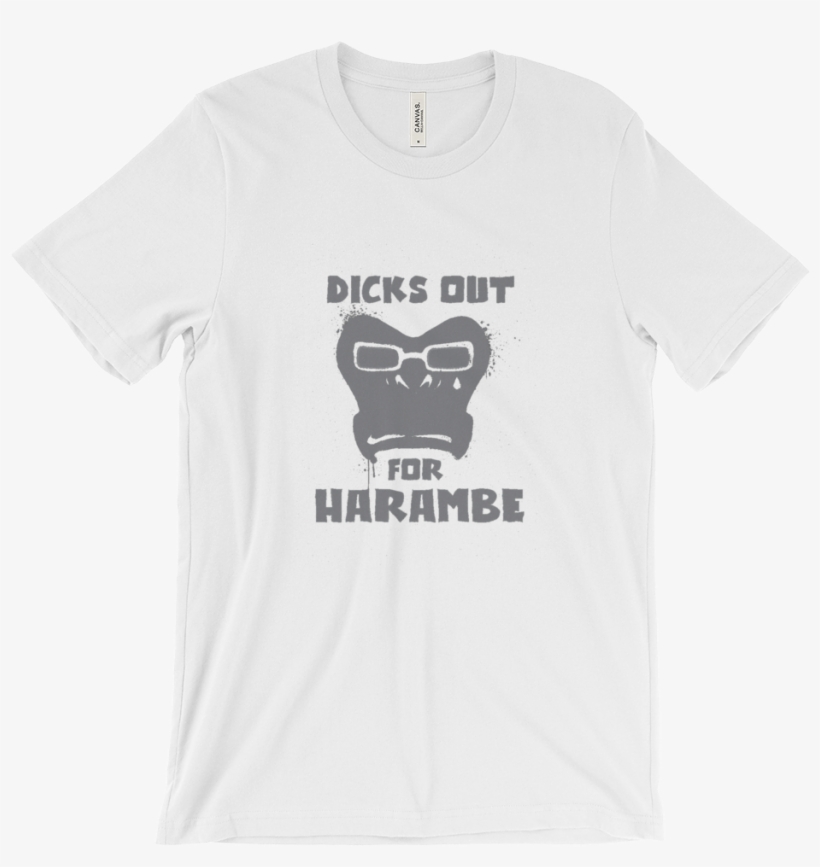 Dicks Out For Harambe - Shirt, transparent png
