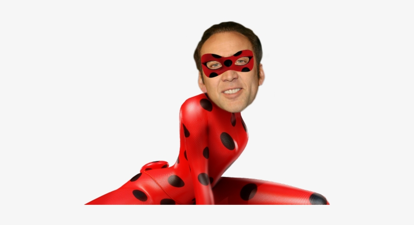 The New Ladybug, You Will Never Guess Who It Is - Nick Cage On Halloween, transparent png