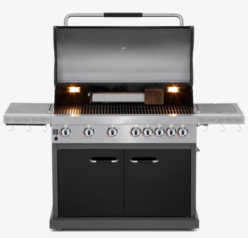 Jamie Oliver Pro 6 Deluxe Bbq Gasgrill Farbe: Schwarz, transparent png