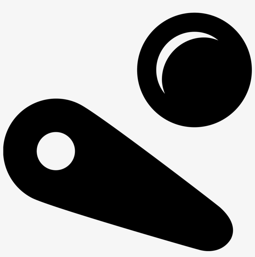 This Logo Looks Like The Little Thing That Hits The - Pinball Icon Png, transparent png