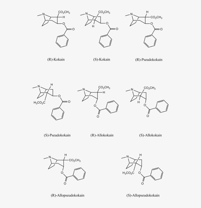 Stereoisomeres Cocain - Cocaine, transparent png