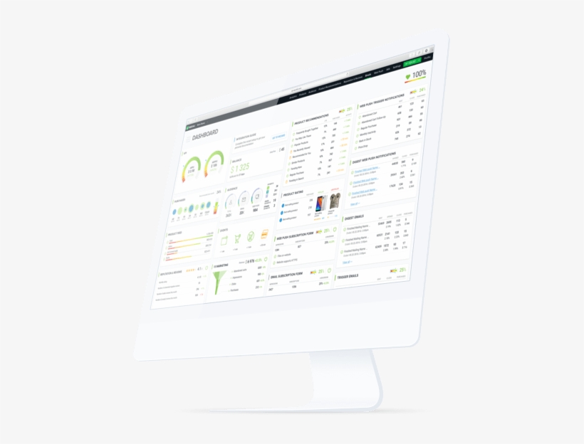 Dashboard Desktop Right - E-commerce, transparent png