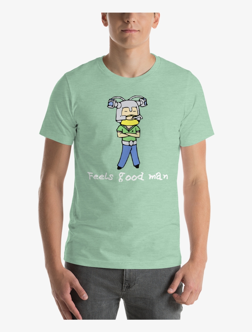 Feelsgoodmanbrolaf Mockup Front Mens Heather Prism, transparent png