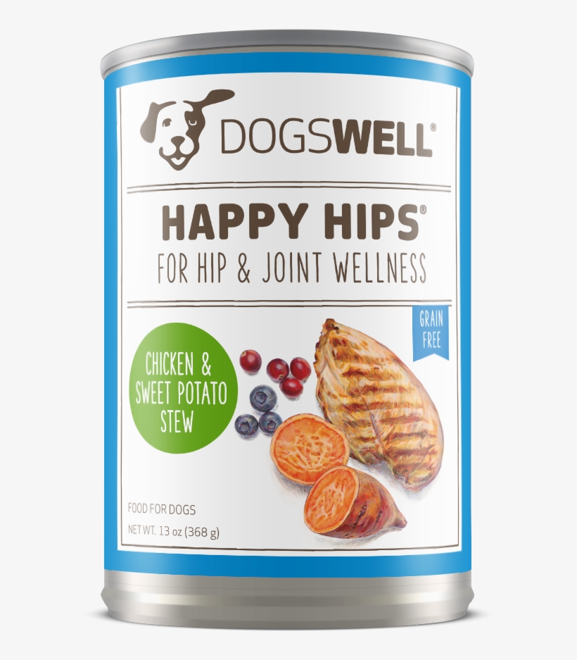 Happy Hips Chicken And Sweet Potato Canned Dog Food - Dogswell Vitality Chicken And Sweet Potato Canned Dog, transparent png