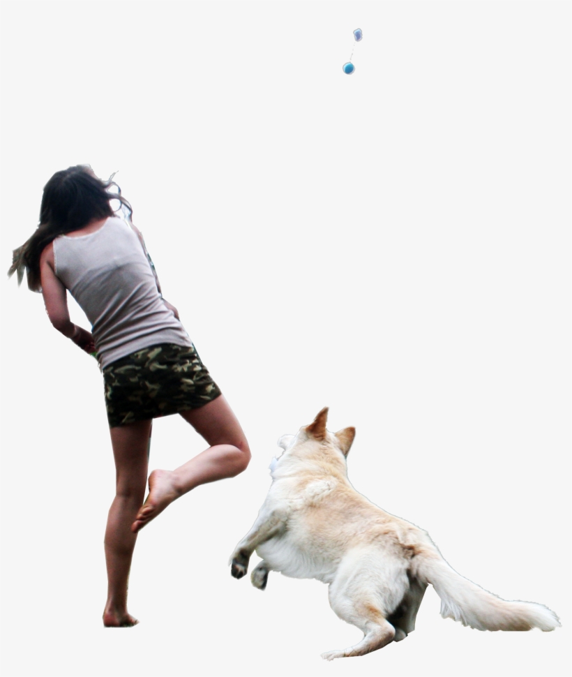 People Cutouts - - Png People And Dog, transparent png
