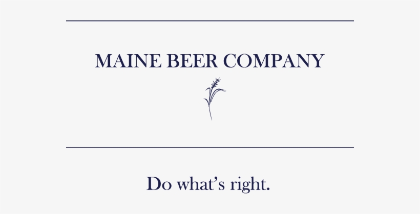 Maine Beer Logo - Maine Beer Co Logo, transparent png