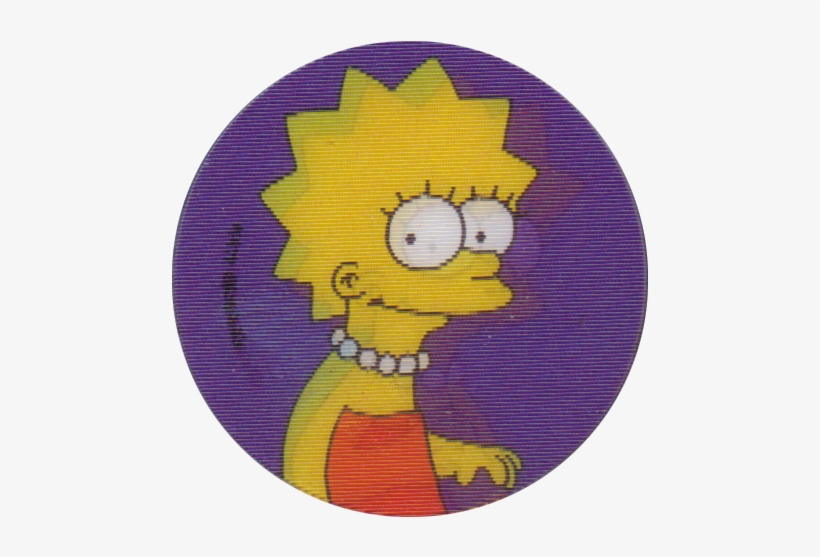 Tazos > Series 1 > 141 180 The Simpsons Magic Motion - Purple Simpsons, transparent png