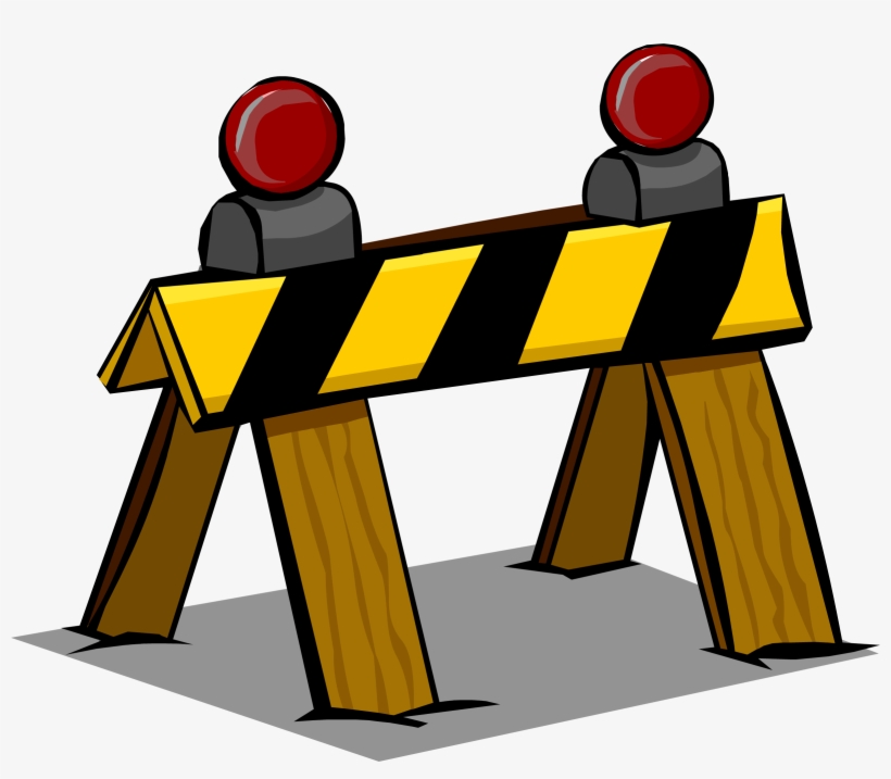 Construction Barrier Sprite 001, transparent png