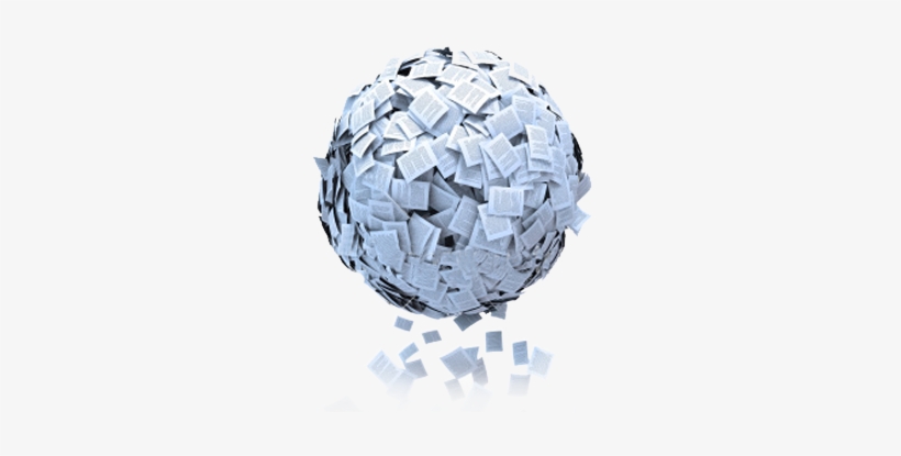 Number Crunch Analytics Big Data Paper Ball Document - Special Libraries As Knowledge Management Centres, transparent png