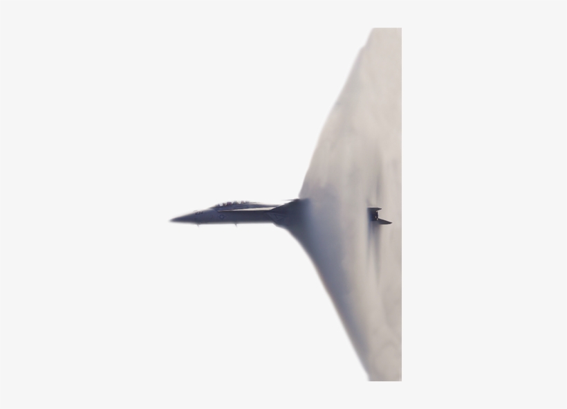 Depiction Of A Jet Breaking The Sound Barrier - Breaking The Sound Barrier Png, transparent png