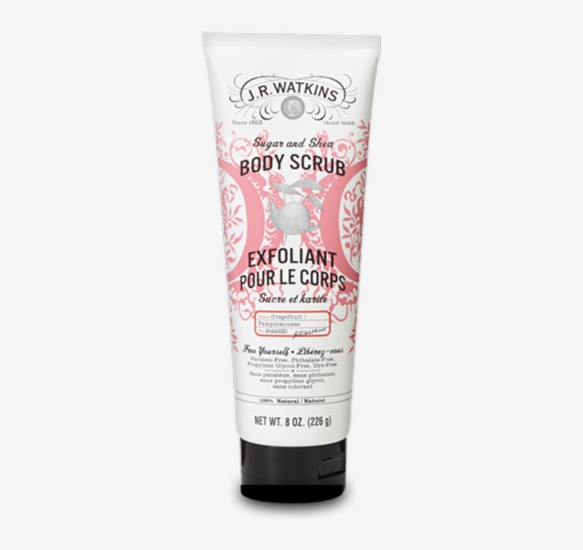 J.r. Watkins Sugar And Shea Body Scrub, Lavender, 240ml, transparent png
