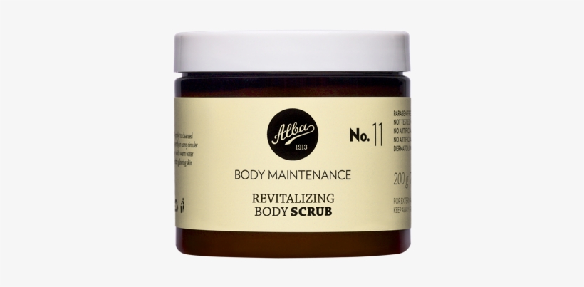 Revitalizing Body Scrub In Jar - Alba 1913 Rich Body Butter, transparent png