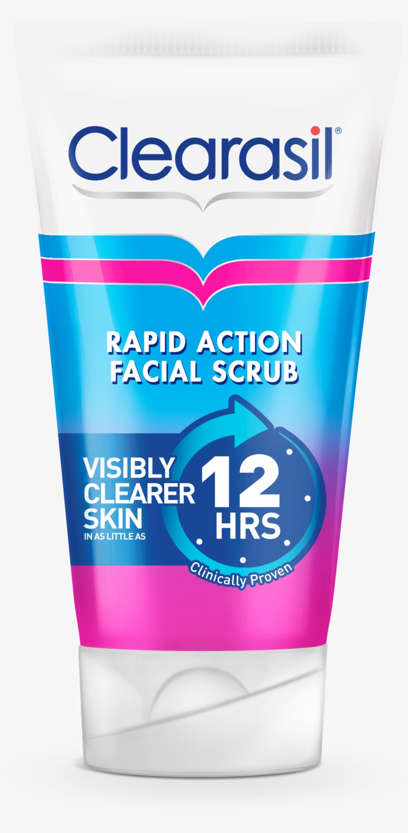 Clearasil Ultra Rapid Action Scrub 125ml, transparent png
