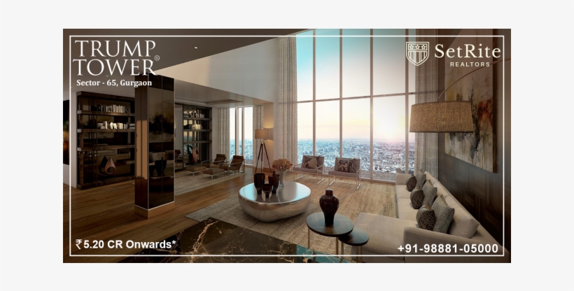 Trump Towers Apartments Delhi Ncr Gurgaon 91 98881, transparent png