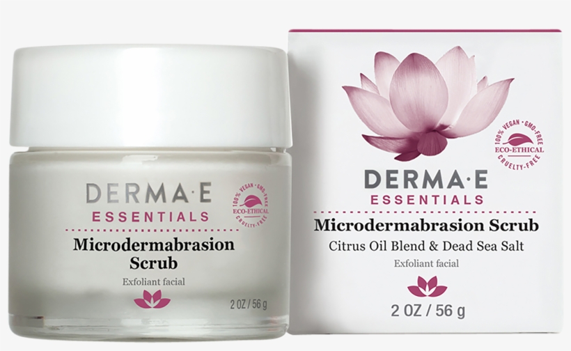 Derma E Microdermabrasion Scrub With Dead Sea Salt, transparent png