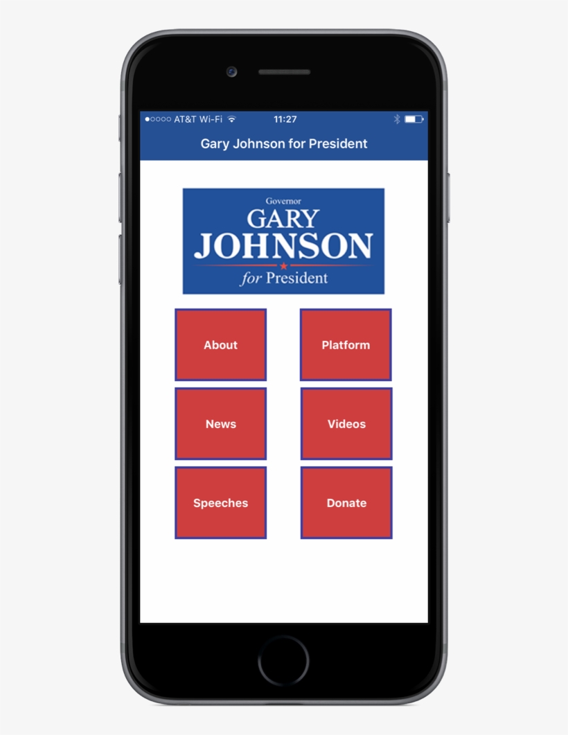 Pack Of 10 Gary Johnson Stickers Under W/, transparent png