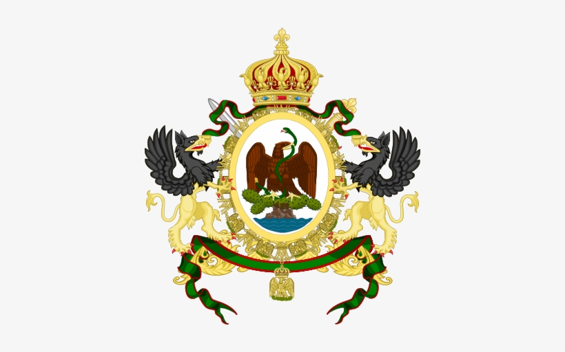 Escudo Del Emperador Maximiliano I De Méjico Mexican - Escudo De Armas Mexico, transparent png