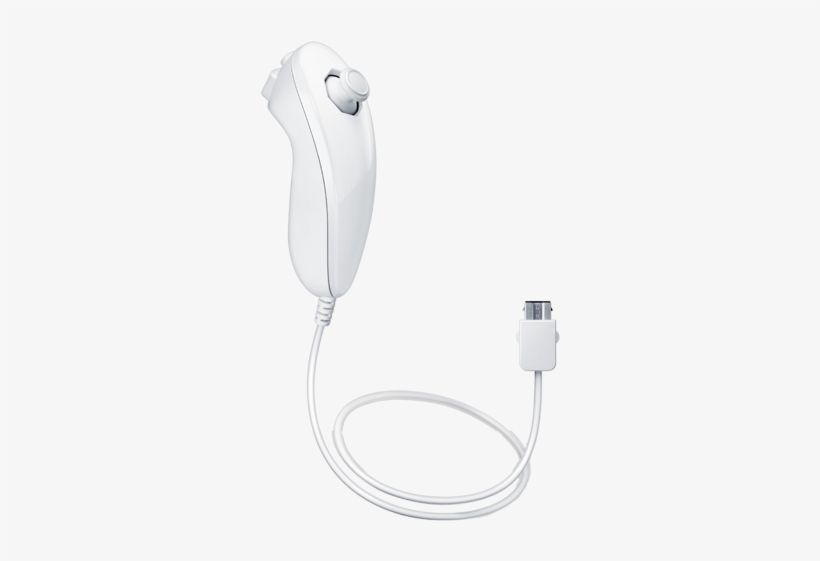 Hook The Nunchuk Accessory Up To Your Wii Remote™ Plus - Official Nunchuk Controller Pad Wii & Wii U, transparent png