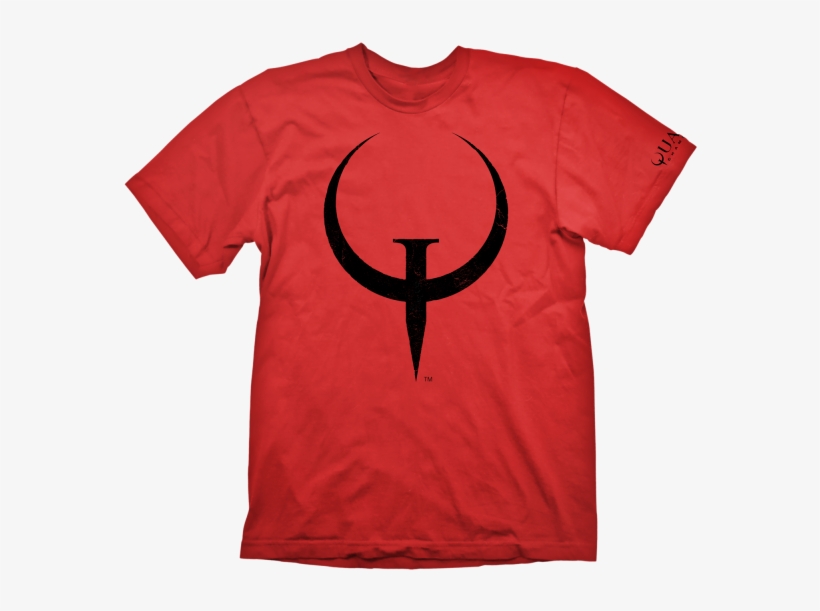 Quake Champions T-shirt Logo Red - Overwatch T Shirt, transparent png