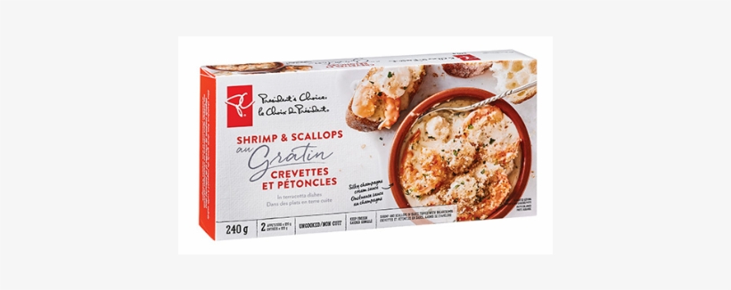 Pc® Shrimp & Scallops Au Gratin - Shrimp, transparent png