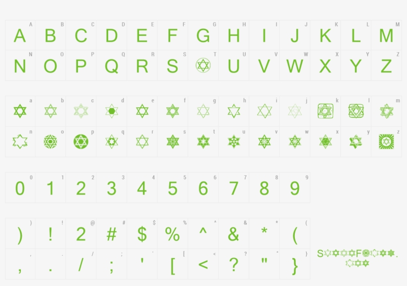 Font Sl Star Of David Preview - Glyphicons Halflings Regular, transparent png