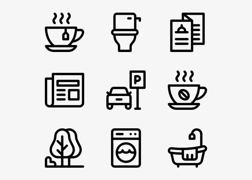 Bed And Breakfast - Travel Icon Transparent Background, transparent png